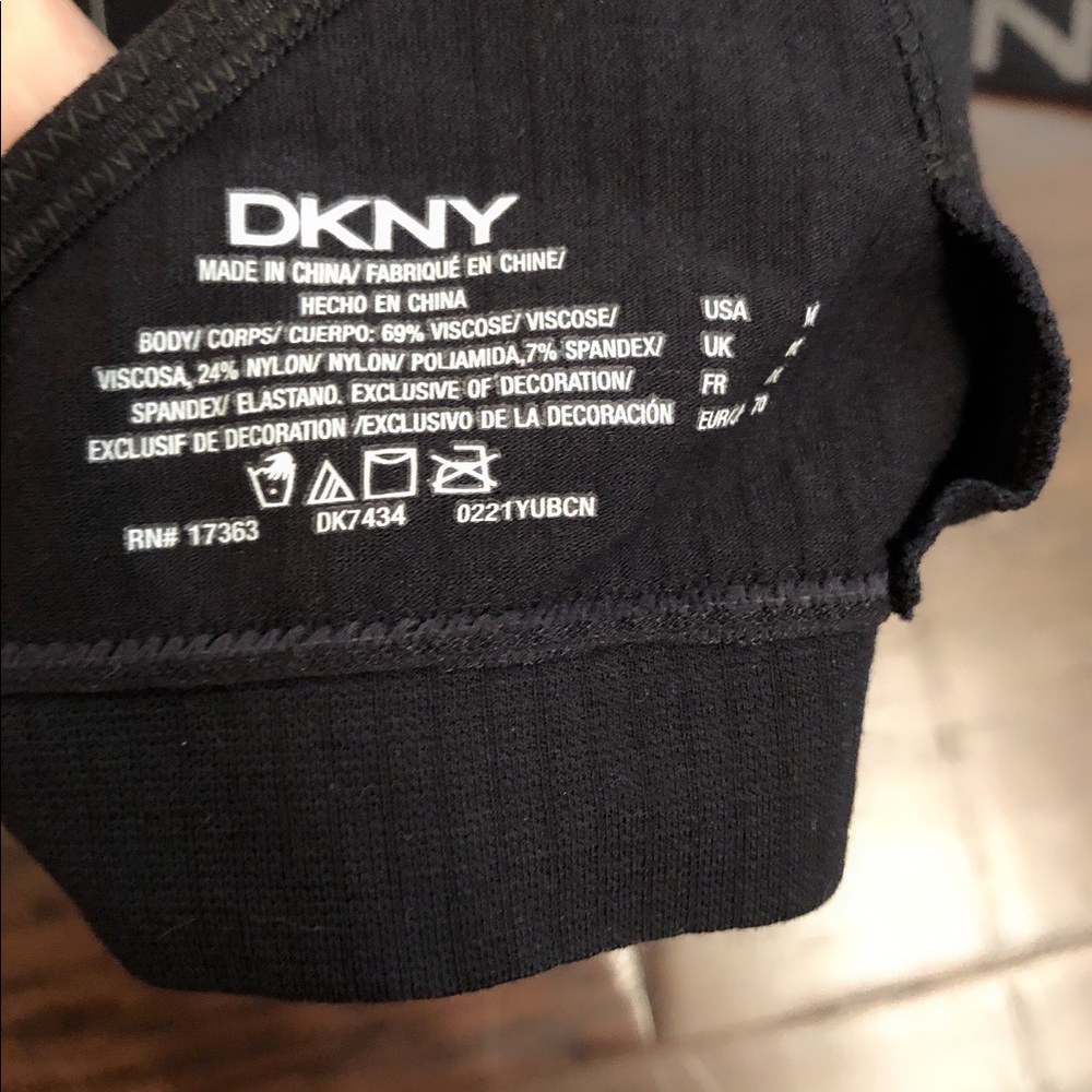 DKNY Rib Knit Scoop bra - Picture 5 of 9